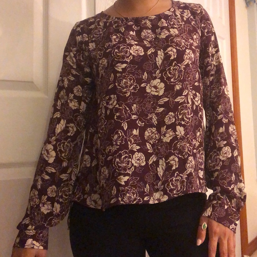 Floral Blouse - Size Small